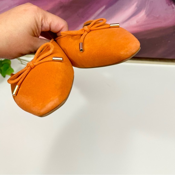 Nordstrom Jude Bow Mule in Orange Bisque Size 7.5 - Picture 9 of 11